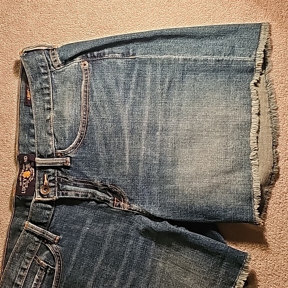 LUCKY BRAND Jean shorts, Size 10/30, Blue - Picture 3 of 9